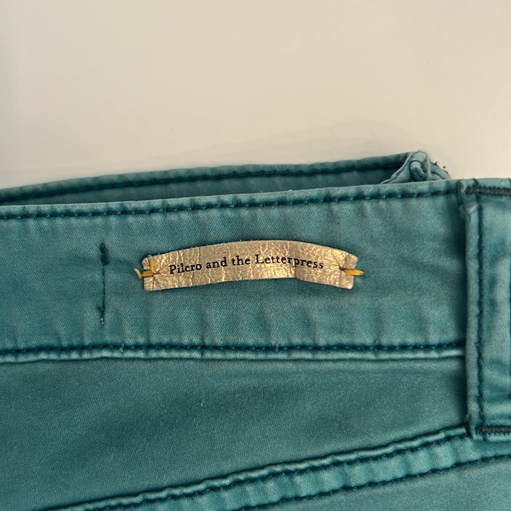 Women’s Teal Slim Jeans - Unbranded - Picture 2 of 3